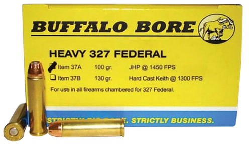 Buffalo Bore Heavy Strictly Business 327 Federal Magnum 100gr Jacket Hollow - 37A20