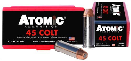 Atomic Precision Craft Match 45 Colt Ammo 250gr Bonded HP 50 Rounds - 00444