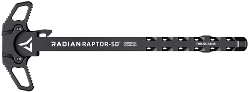 Radian Weapons Raptor SD Ambidextrous Charging Handle Black Gas Ported Shaft Fits Mil-Spec AR-15/M16 Platform