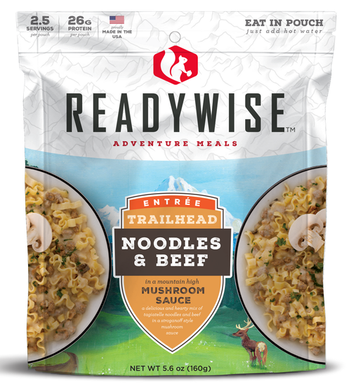 ReadyWise Trailhead Noodles & Beef 2.5 Servings