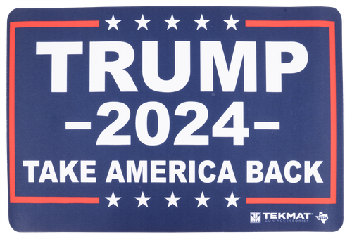 Beck Tek Llc TekMat Trump 2024 Take Back America Red/White/Blue Rubber 11" x 17"