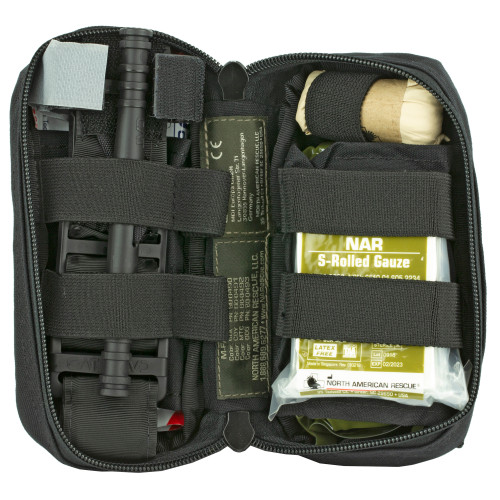 North American Rescue NAR M-Fak Mini First AID LE Kit Black