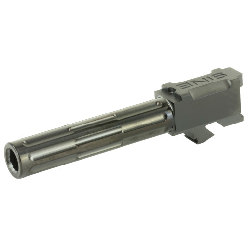 LanTac For G19 Fluted Black Barrel - 01-GB-G19-NTH-BLK