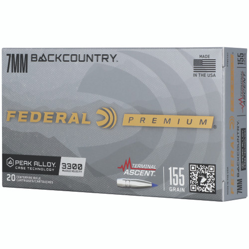Federal Premium 7mm Backcountry Ammo 155 Grain Terminal Ascent