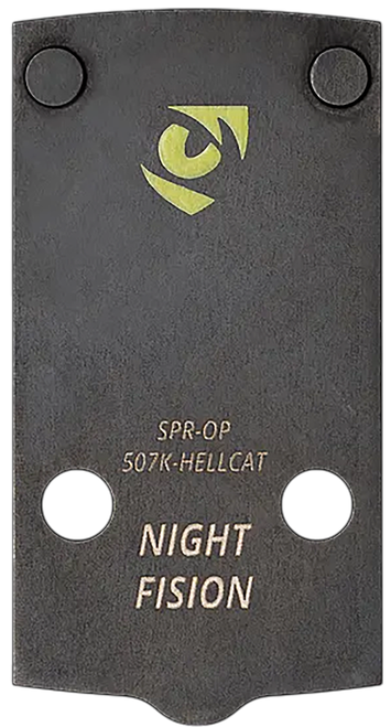 Night Fision Black Stainless Steel Fits Holosun 507K/407K Springfield Hellcat Pro
