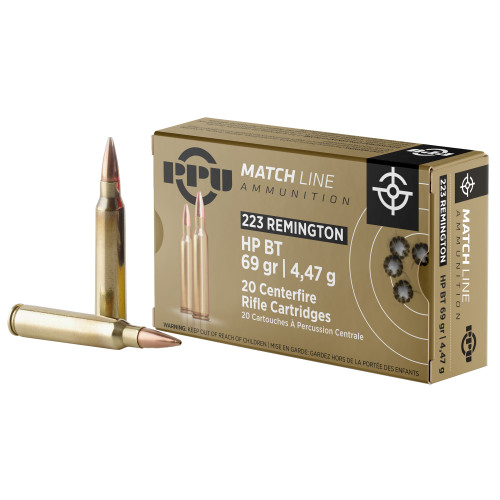 Prvi Partizan PPU .223 REM Match 69gr HPBT