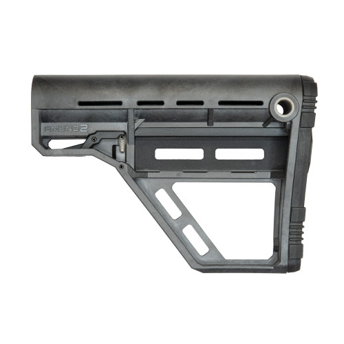 Amend2 Amsbase Carbine Stock Mil-Spec Gray - A2AMSBASECBN