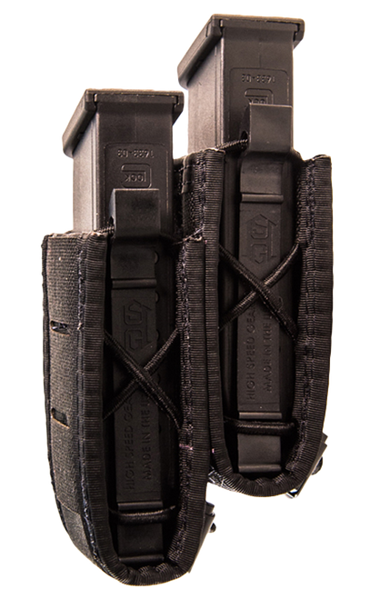 High Speed Gear Taco Double Duty Staggered Black Nylon Laminate, Pistol