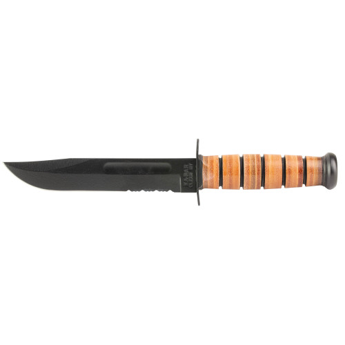 KA-BAR Us Army Fghtng 7" Serrated CP with STH Knife - 1219CP
