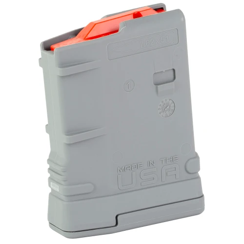 Amend2 SR25/AR10 7.62 10rd Magazine, Gray - 762MOD2GRY10