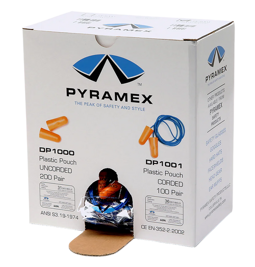 Pyramex Foam 32 dB In The Ear Orange 200 Pair