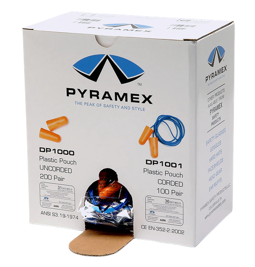 Pyramex Foam 32 dB In The Ear Orange 200 Pair