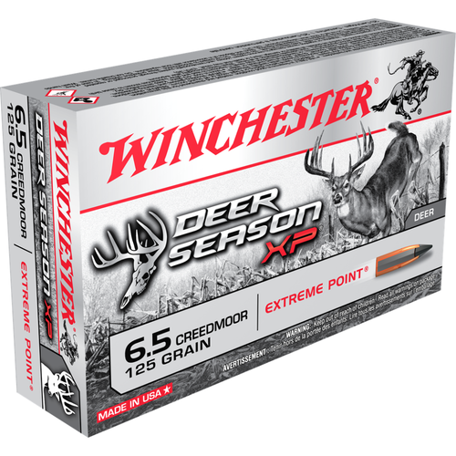 Winchester Deer Season XP Rifle Ammunition 6.5 Creedmoor 125 gr. PT 2850 fps 20/ct