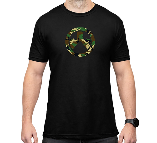 Magpul Woodland Camo Black Cotton/Polyester Short Sleeve Medium