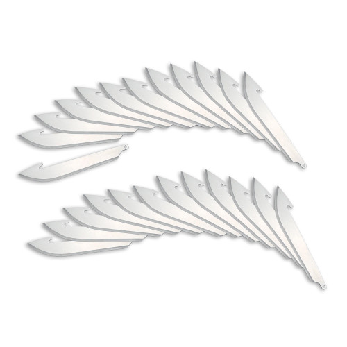 Outdoor Edge Replacement Blades 350 24 Drop Point 3.50" 420J2 Stainless Blade - RR35-24