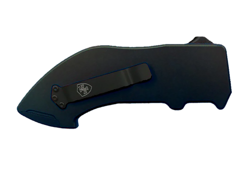 Templar Knife Squire Utility OTF Razor Plain Black 5.38" Handle - BCABK