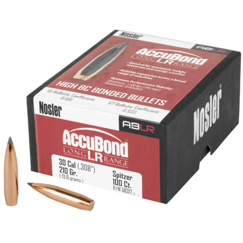 Nosler Ablr 30 CAL 210gr SP 100-Count