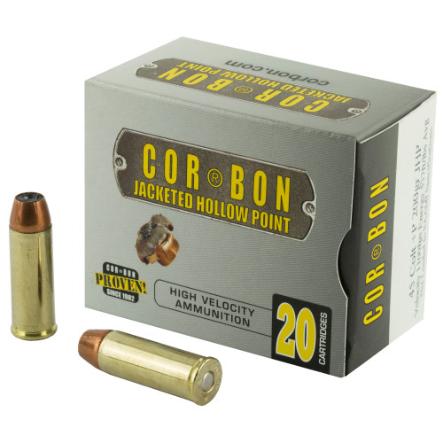CORBON 45 COLT +P 200GR JHP 20