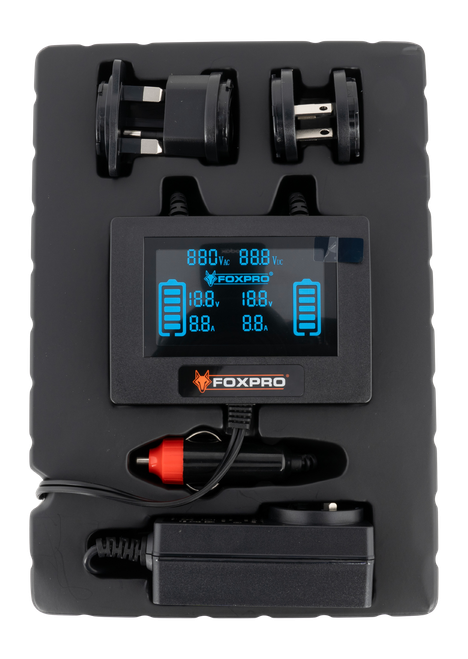 FOXPRO Universal Battery Charger 3.7 Volts Charges with AC Powered - UNVBTCHG