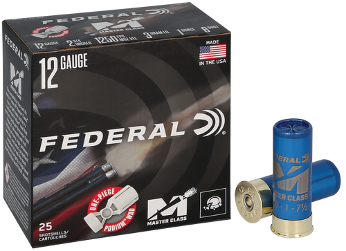 Federal Master Class 12Gauge 2.75" 1oz 8Shot 25 Per Box/10 Case