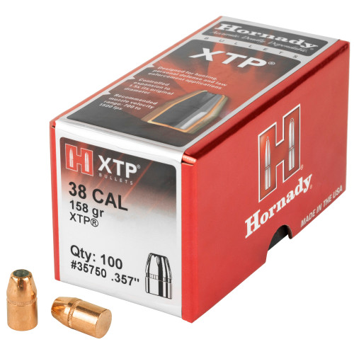 Hornady Hrndy XTP 38CAL .357 158gr 100-Count