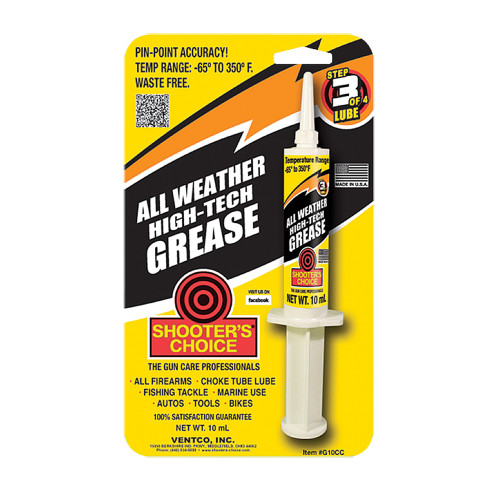 Shooter's Choice Grease Syringe 10CC