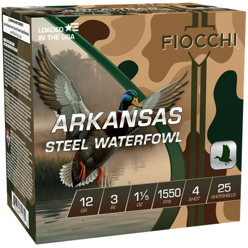 Fiocchi 12 Gauge Ammo 3" 1-1/5oz #4 100 Rounds - 123ADS4