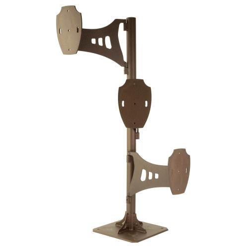 Skull Hooker Short Trophy Tree Brown Mount - SKH-STTSM-BRN