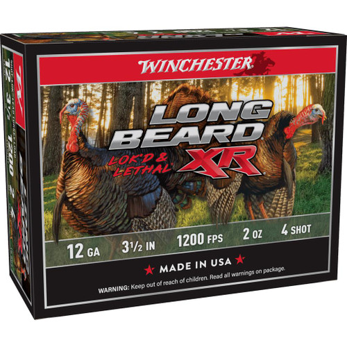 Winchester LB XR Trky 12GA 3.5" #4 2OZ