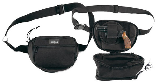 Bulldog Fanny Pack Holster Black Medium