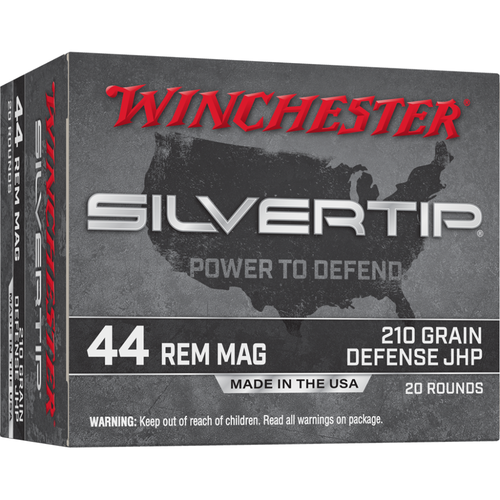 Winchester Silvertip 44 REM MAG 210 GR JHP