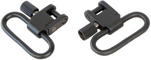 Bulldog Deluxe Locking Swivel Set Black 1.25" Steel
