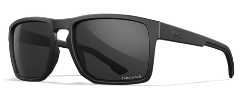 Wiley X Founder Gray Lens Polycarbonate Matte Black Frame