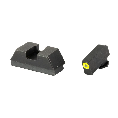 AmeriGlo Optics Compatible Tritium Handgun Sight Set for Glock Flat Black .295? - GL-680
