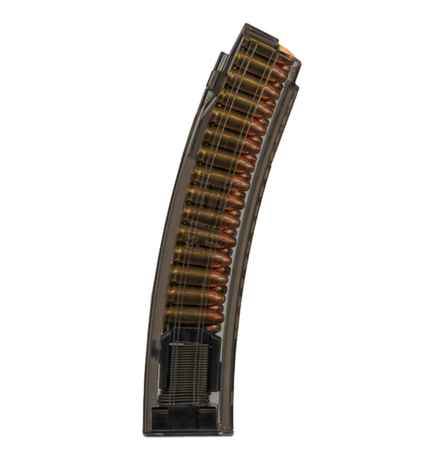 ETS Group Gen 2 30rd 9mm Fits CZ Scorpion Evo Transparent Smoke