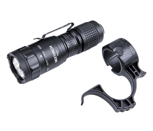 Nextorch Tactical Flashlight Set Black 1300 Lumens