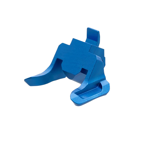 Tyrant CNC Extended Magazine Release 9mm/40 S&W Fits HK VP9/VP40 Blue Aluminum - TDVP9EBLUE