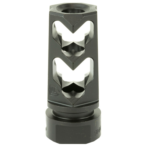 Fortis Muzzle Brake 9mm Luger 1/2x28 Black - 9MM-MB-BLK-28