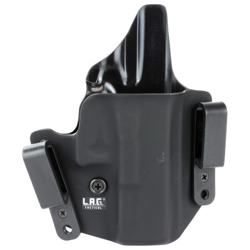 L.A.G. Tactical Dfndr For Glock 19 OWB/IWB Black RH