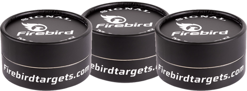 Firebird USA Signal Marker Moving Trajectory/Static Black Universal Firearm 65mm 3 Pack