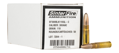 Sinterfire 300 Blackout GL 110G LF - SF300BLK110GLC