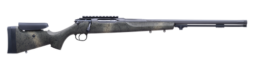 Traditions NitroBolt 50 Cal Firestick 24" Tungsten Cerakote Fluted Threaded Barrel Receiver w/Picatinny Rail Adjustable Cheek Piece & LOP Desert Web Synthetic Stock