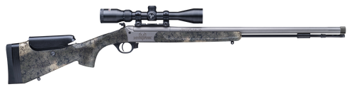 Traditions CR53846604537 NitroFire Pro 50 Cal 209 Primer Firestick 26" Tungsten Cerakote Fluted Threaded Barrel, Drilled & Tapped Steel Receiver, Adj Cheek Piece & LOP Desert Web Synthetic Stock, 3.5-