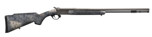 Traditions CR846604437 NitroBolt  50 Cal Firestick 24" Tungsten Cerakote Fluted Threaded Barrel, Tungsten Cerakote Drilled & Tapped Steel Receiver, Adj Cheek Piece & LOP Desert Web Synthetic Stock