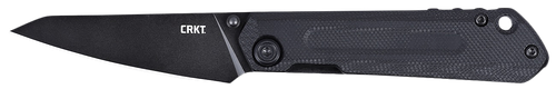 CRKT Straight EDC Compact 2.60" Folding Wharncliffe Plain D2 Blade G10 Handle - 2670