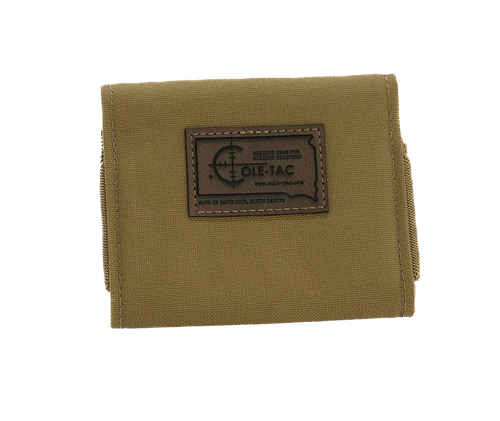 Cole-TAC Hunter Ammo Wallet Coyote Brown Cordura Capacity 10-Round - HW1002