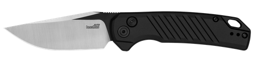 Kershaw Launch 23 Automatic 3.30" Folding Trailing Point Plain Black /Satin CPM - 7305