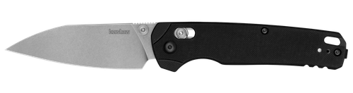 Kershaw Bel Air XL 3.40" Folding Plain Stonewashed CPM MagnaCut Steel Blade Black Textured G10 Handle