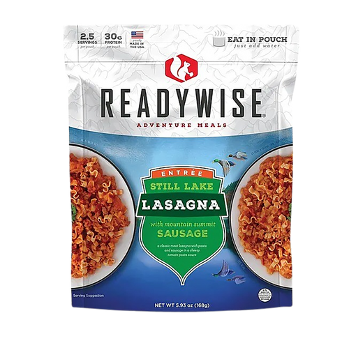 Wise Foods RW05808 Lasagna w/ Beef  2 Servings 6 Per Case