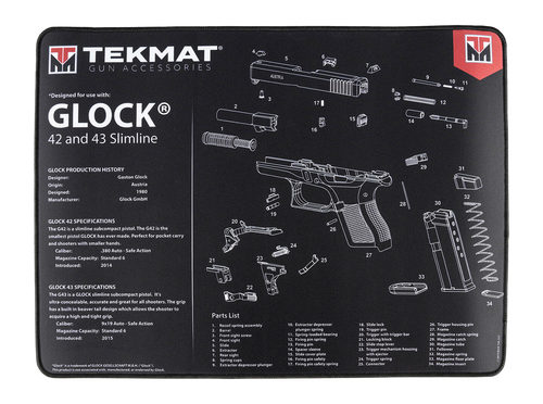 TEKMAT TEK-R20-GLOCK-42-43  20X15 ULTRA GLK 42/43